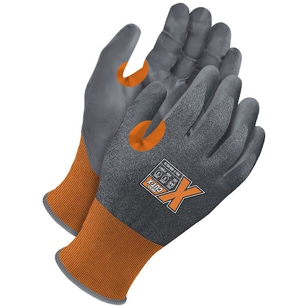 Bdg Cut-Resistant Gloves, A4 Cut Level, 21 ga, Gray/Orange, 2XL, Vendor Pack, PR 99-1-9540-11-K